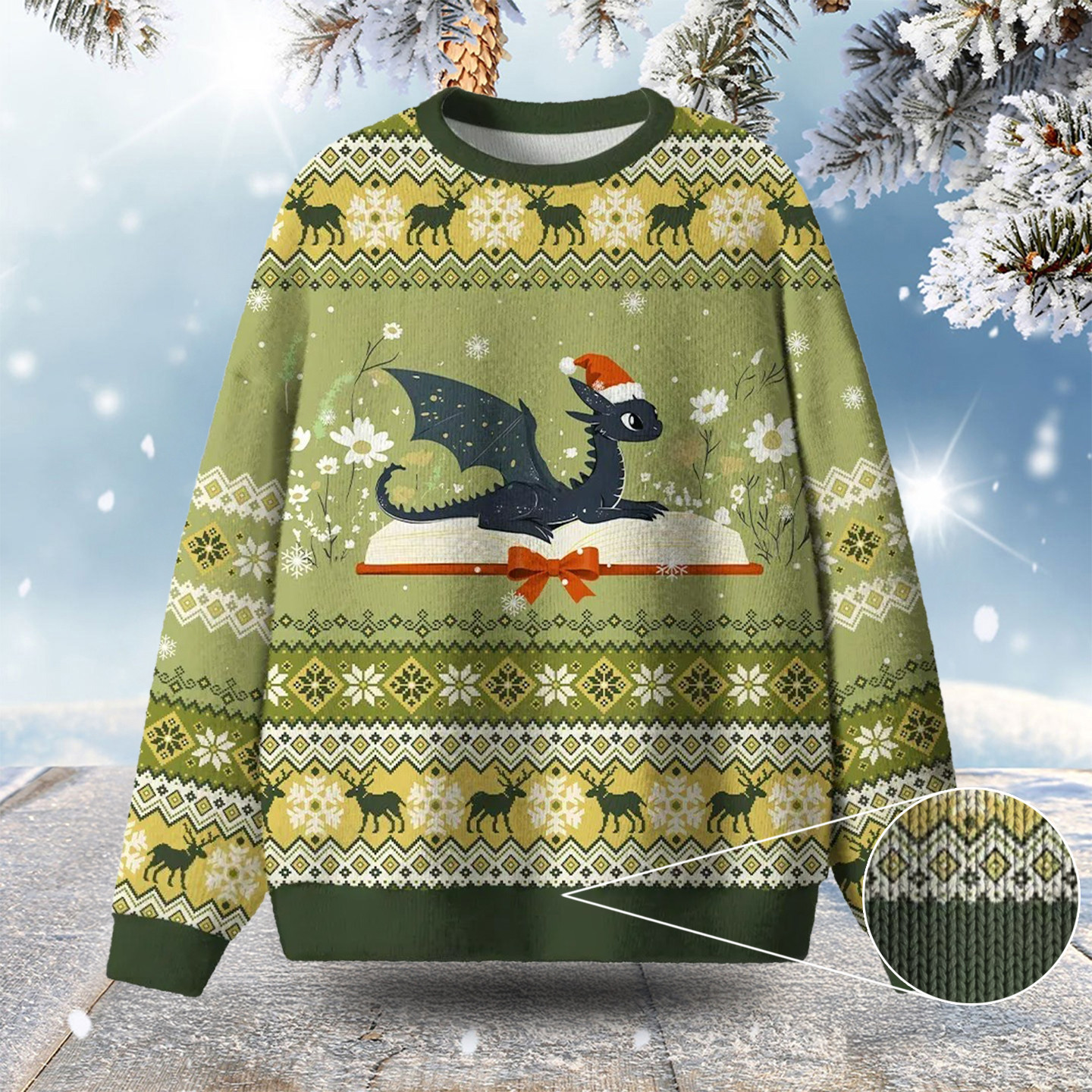 Dargon Read Books Be Kind Stay Weird Ugly Christmas Sweater Xmas Clothing Christmas Gift Ideas