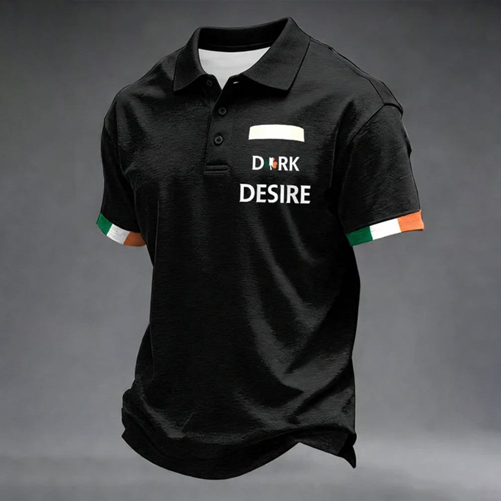 Dark Desire St Patricks Day Polo Shirt Guinness Beer St Paddys Day Shirt Gift Ideas