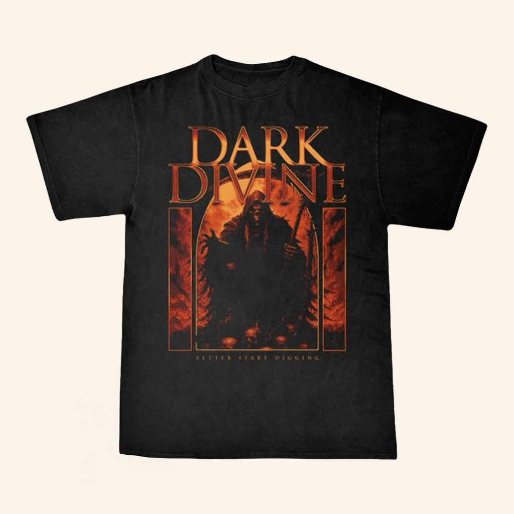 Dark Divine Official Merch Long Way To Hell T-Shirt Best Gifts For Boyfriend