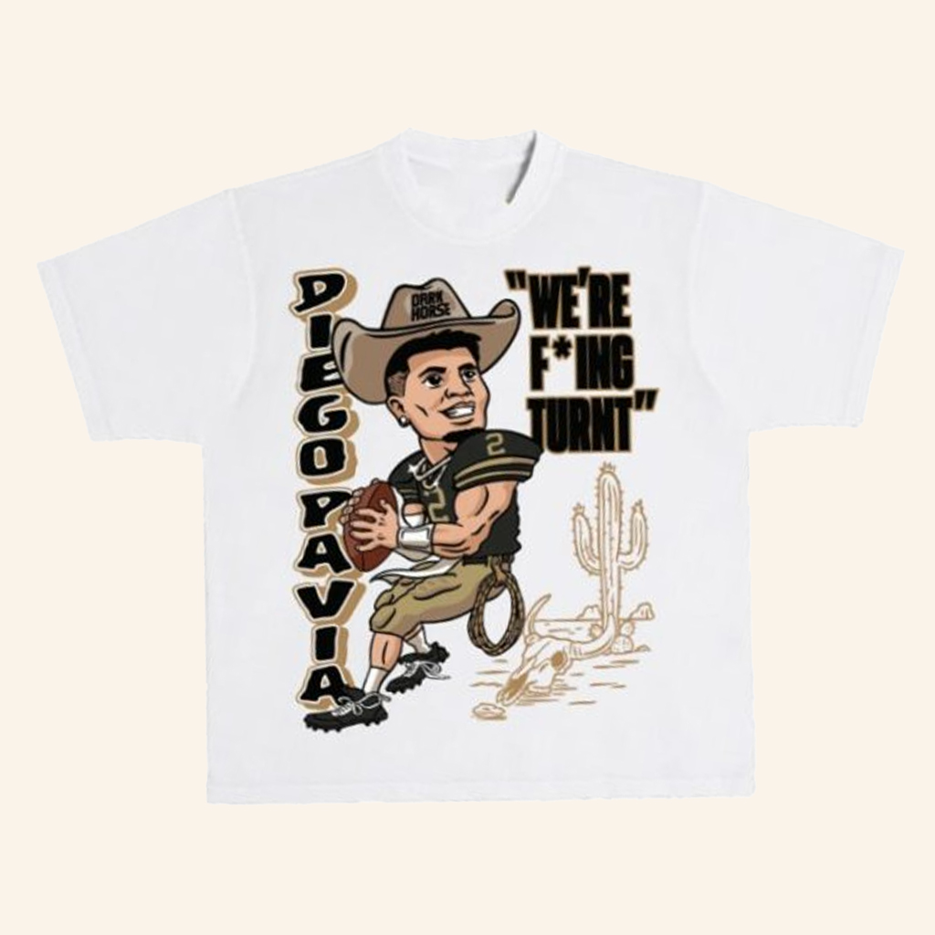 Dark Horse New York City Merch Diego Pavia Turnt T-Shirt Best Gifts For Football Fans Dark Horse New York City Merch Diego Pavia Turnt T-Shirt Best Gifts For Football Fans