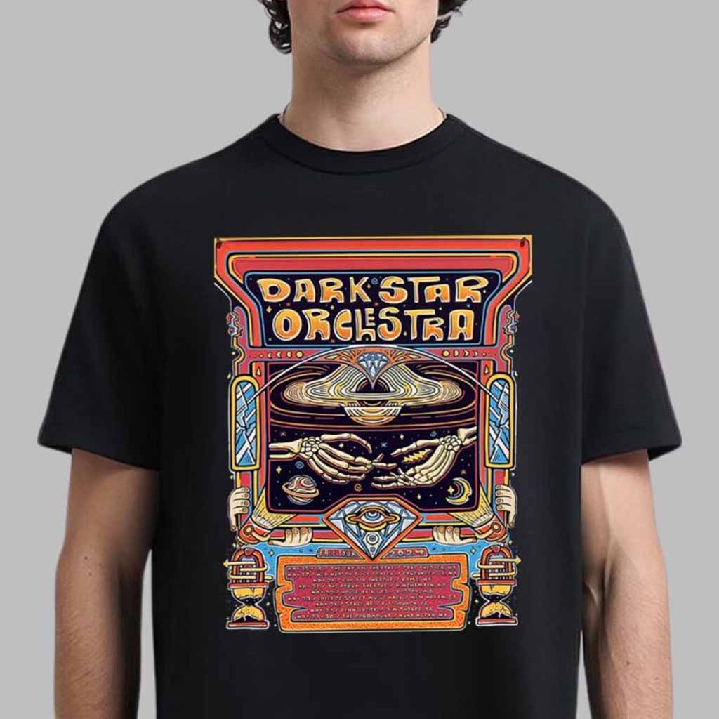 Dark Star Orchestra Merch Poster For Fall Tour 2024  T-Shirt Gift Ideas For Fans Dark Star Orchestra Merch Poster For Fall Tour 2024  T-Shirt Gift Ideas For Fans