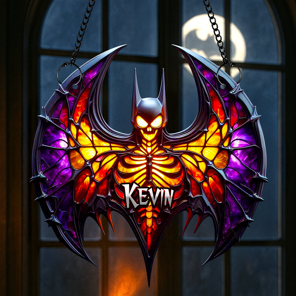 Dark Wings Suncatcher Ornament Personalized Gifts for Fans - Holiday Season Gift Idea