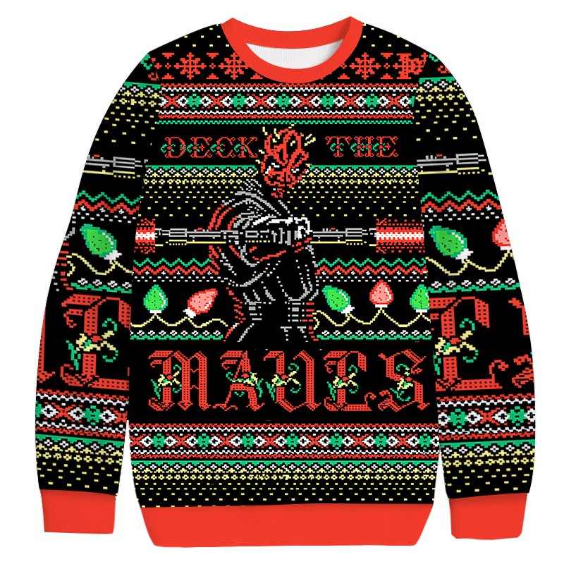 Darth Maul Christmas Ugly Sweatshirt Funny Xmas Party Outfit Gift Ideas