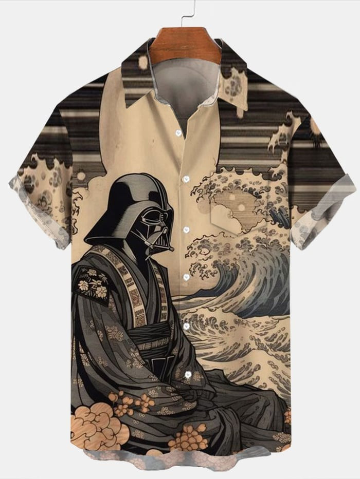 Darth Vader Samurai Star Wars Hawaiian Shirt Fan Merch Star Wars Presents For Adults