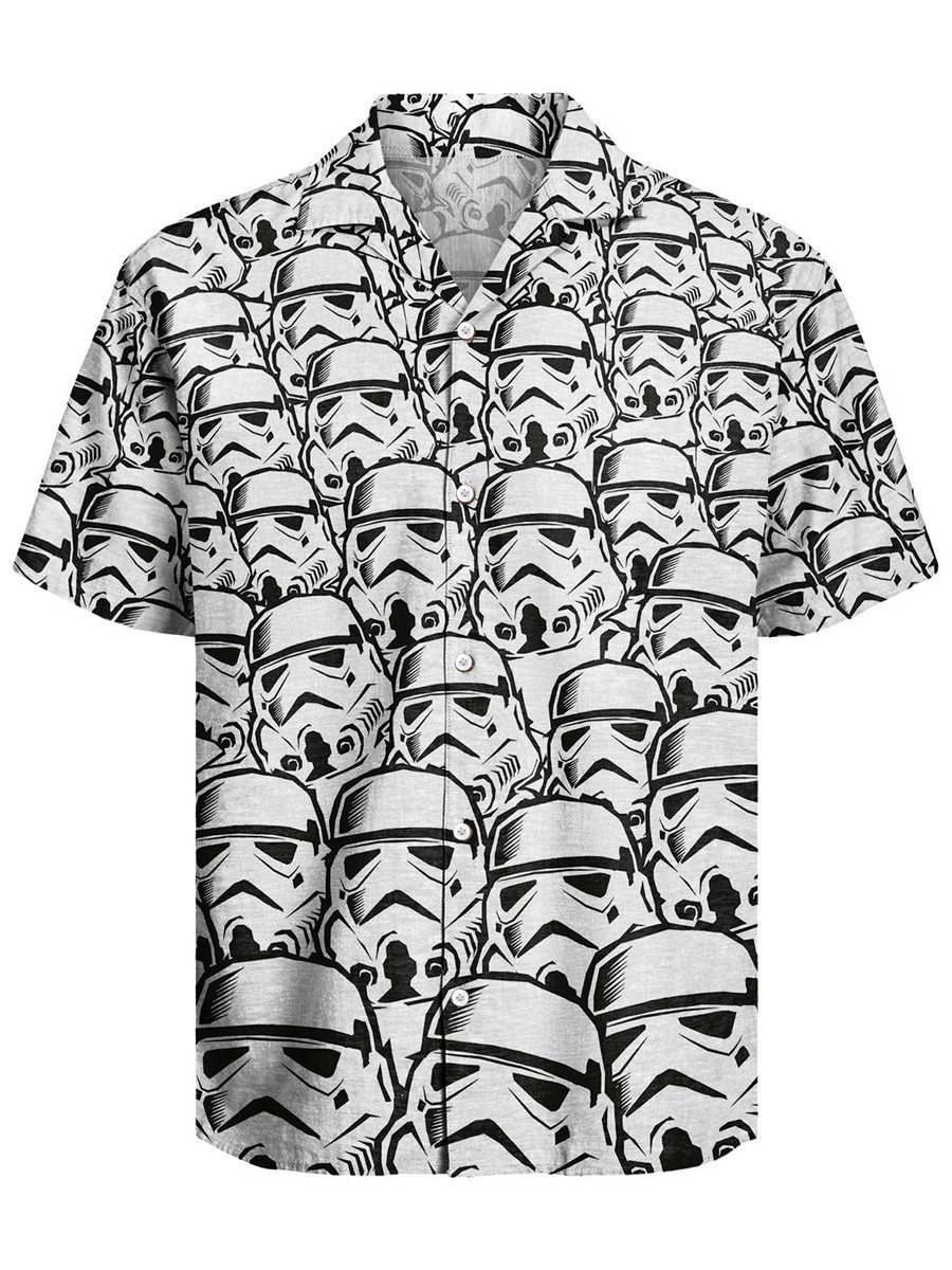 Darth Vader Star Wars Hawaiian Shirt Button Up Aloha Shirt Unique Star Wars Gifts