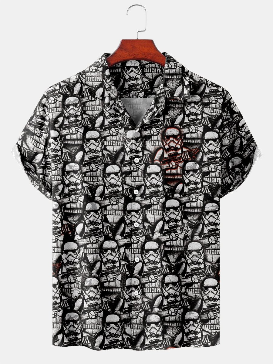 Darth Vader Star Wars Hawaiian Shirt Short Sleeve Button Up Shirt Star Wars Themed Gifts