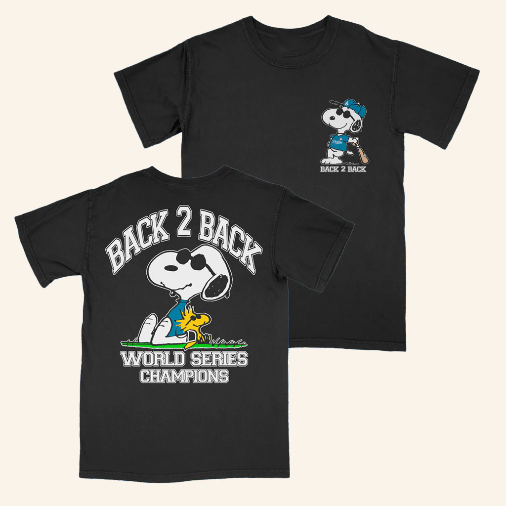 Das Bootleg 13 Merch Snoopy Back 2 Back T-Shirt Xmas Gifts For Son