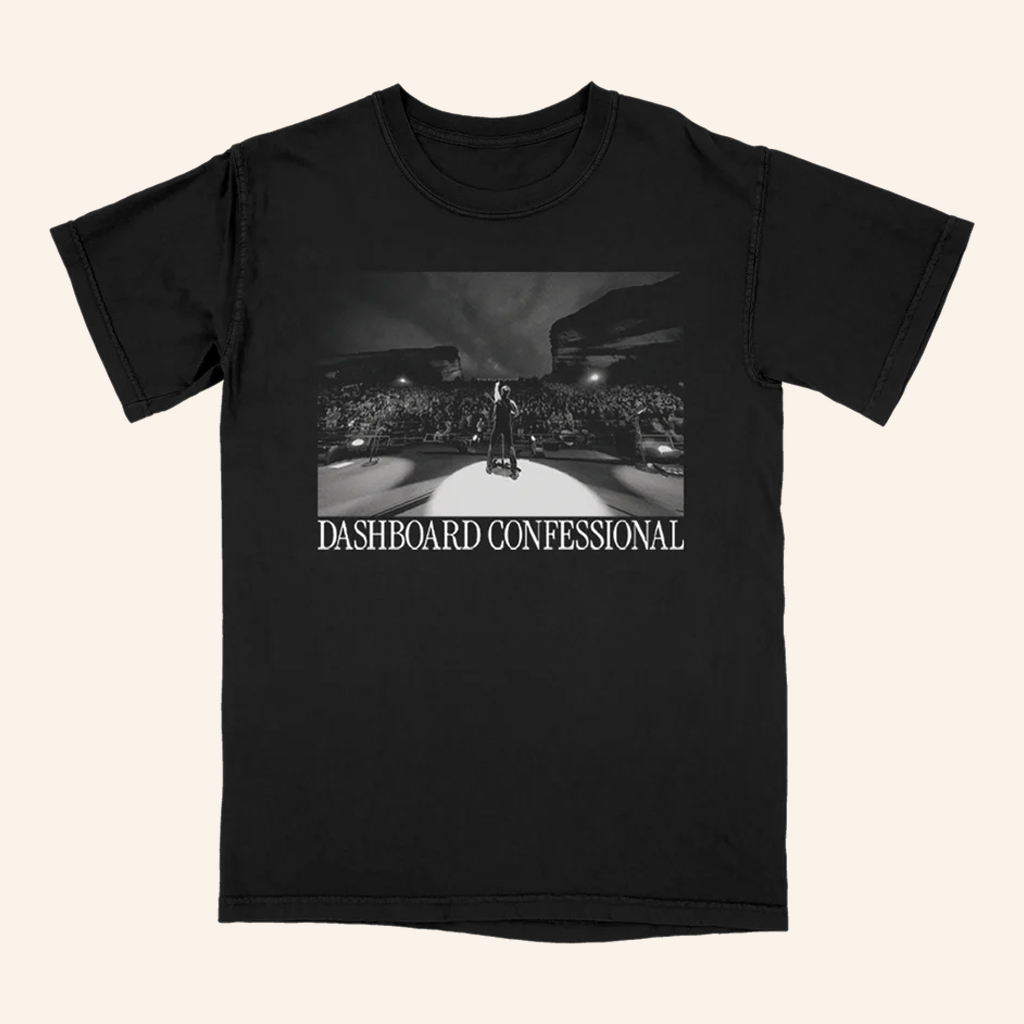 Dashboard Confessional Merch Red Rocks Photo T-Shirt Gift Ideas For Fans Dashboard Confessional Merch Red Rocks Photo T-Shirt Gift Ideas For Fans
