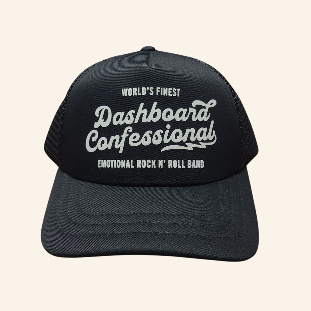 Dashboard Confessional Merch World's Finest Trucker Hat Birthday Present For Husband