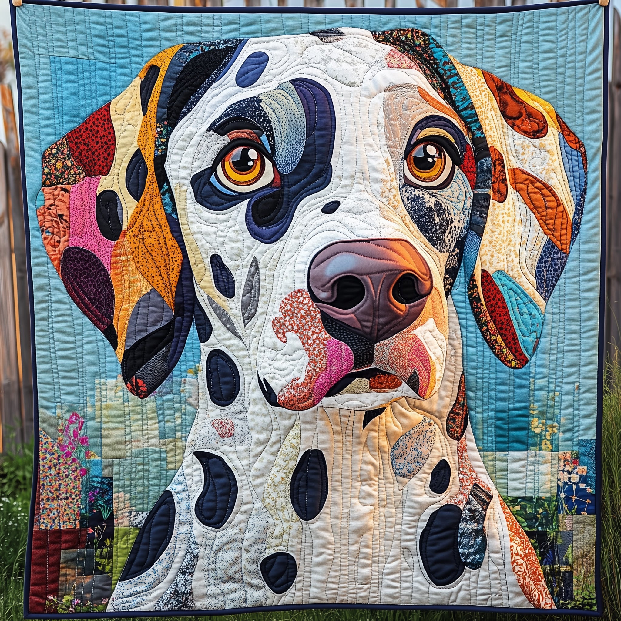Dashing Dalmatian Quilted Blanket Couch Throw BlanketChristmas Gift Ideas For Dog Owners