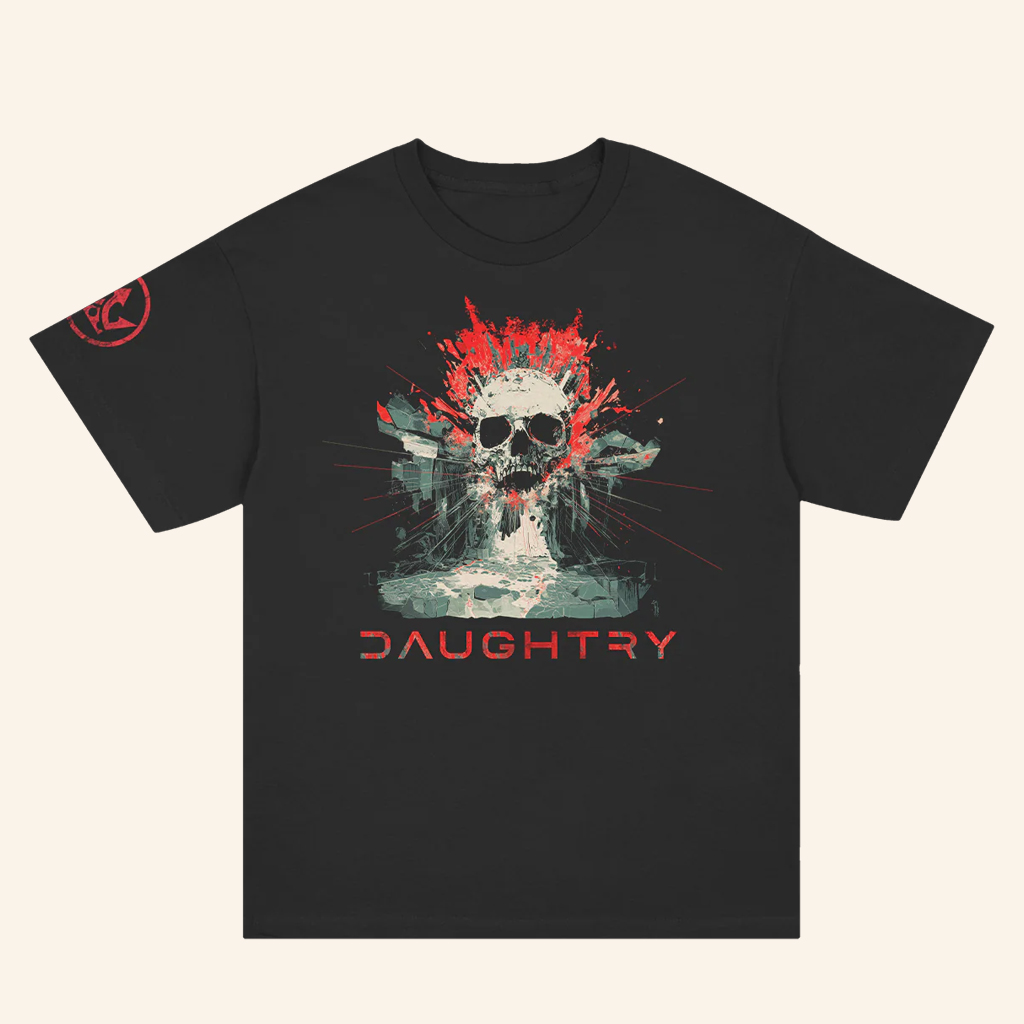 Daughtry Merch The Dam Black T-Shirt Birthday Gift For Husband Daughtry Merch The Dam Black T-Shirt Birthday Gift For Husband