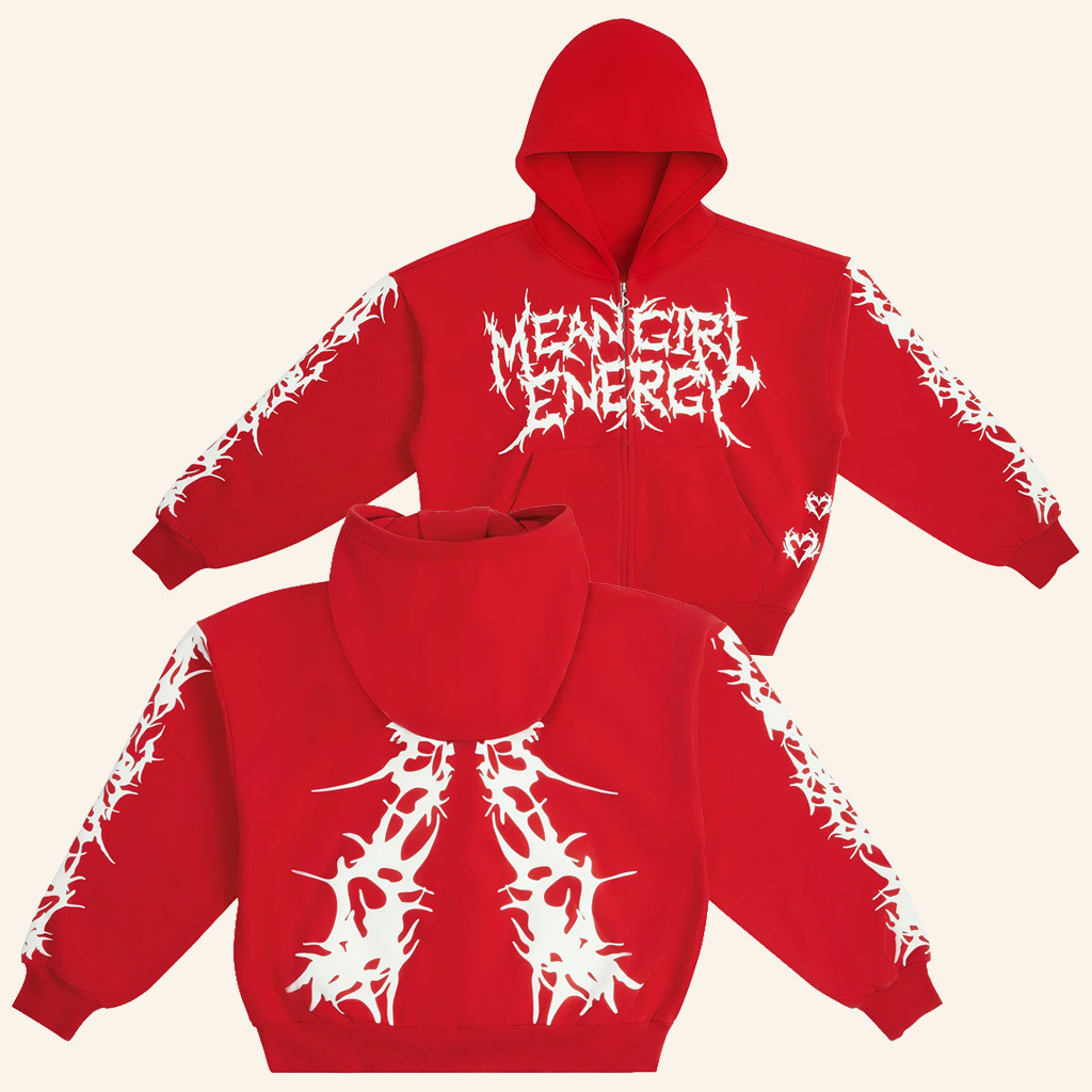 Daus Mendoza Merch Mean Girl Energy Zip Up Hoodie Christmas Present For Her Daus Mendoza Merch Mean Girl Energy Zip Up Hoodie Christmas Present For Her