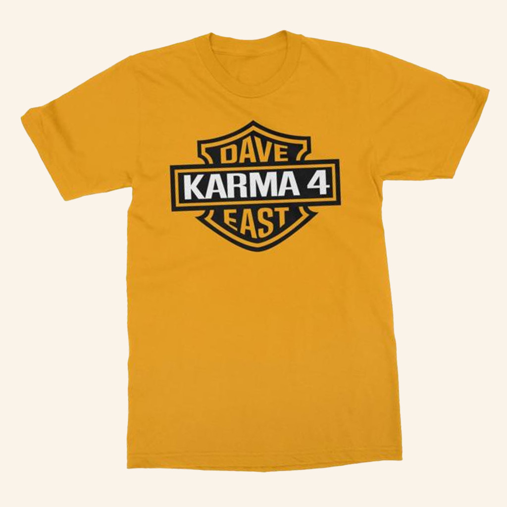 Dave East Merch Dave East Karma 4 Biker T-Shirt Christmas Present For Husband Dave East Merch Dave East Karma 4 Biker T-Shirt Christmas Present For Husband