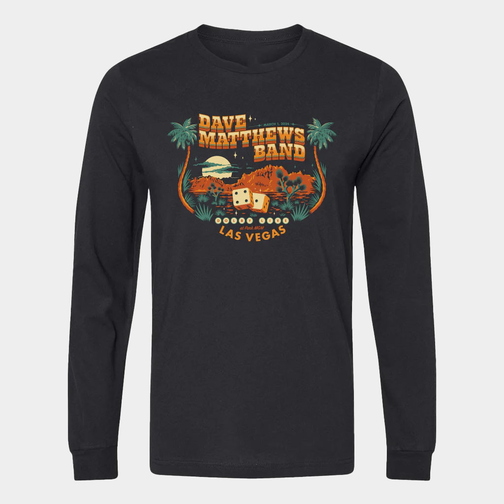 Dave Matthews Band Merch Vegas 2024 Long Sleeve T-Shirt Dave Matthews Shirt Gifts For Dad-1 Dave Matthews Band Merch Vegas 2024 Long Sleeve T-Shirt Dave Matthews Shirt Gifts For Dad-1