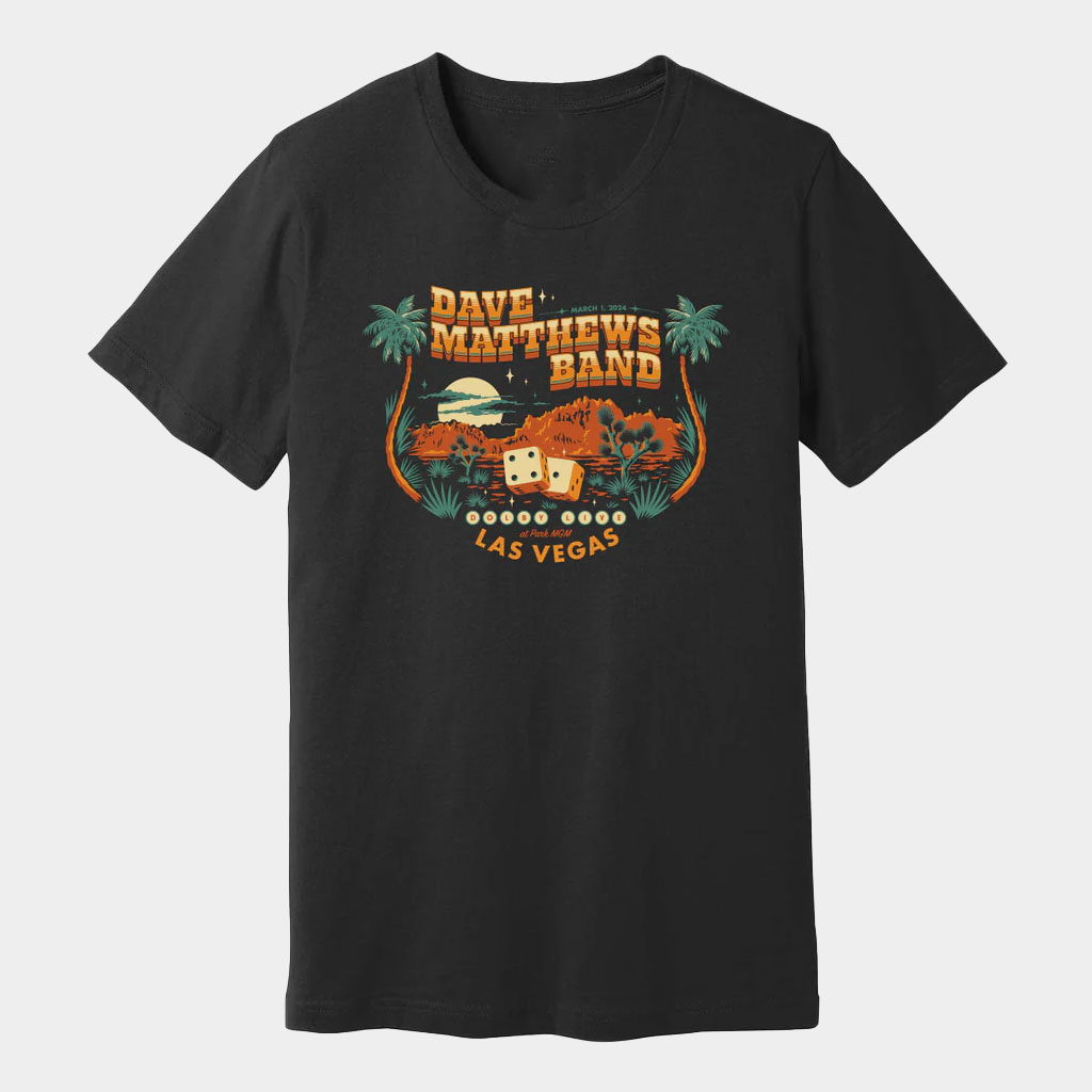 Dave Matthews Band Merch Vegas 2024 T-Shirt Dave Matthews Shirt Gift Ideas For Music Lovers