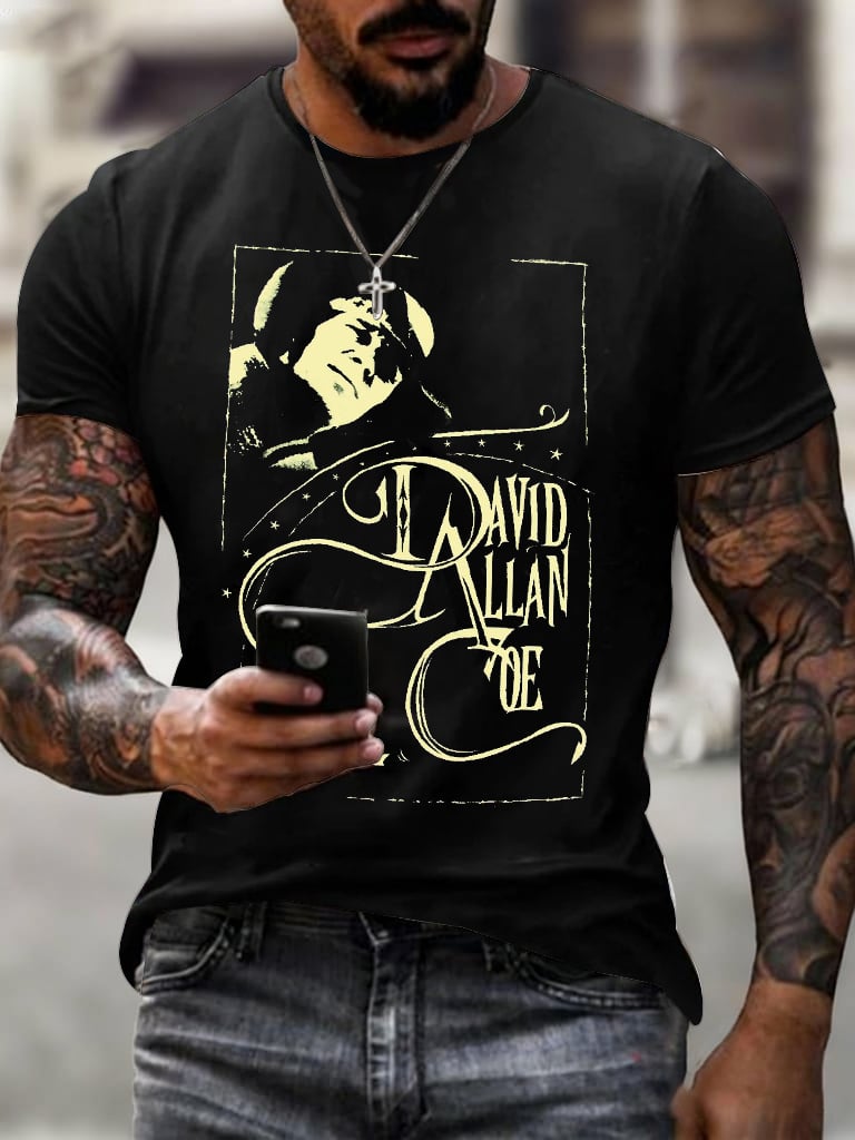 David Allan Coe Merch Country Music Forever T-Shirt Gift For Music Lovers