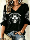 David Allan Coe Merch If That Ain't Country You Can Kiss My Ass V-Neck Long Shirt Gift For Fans