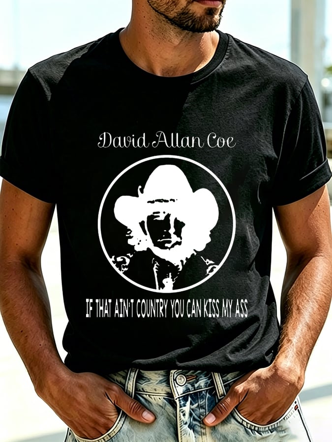 David Allan Coe Merch Rhinestone Cowboy T-Shirt Gift For Music Fans