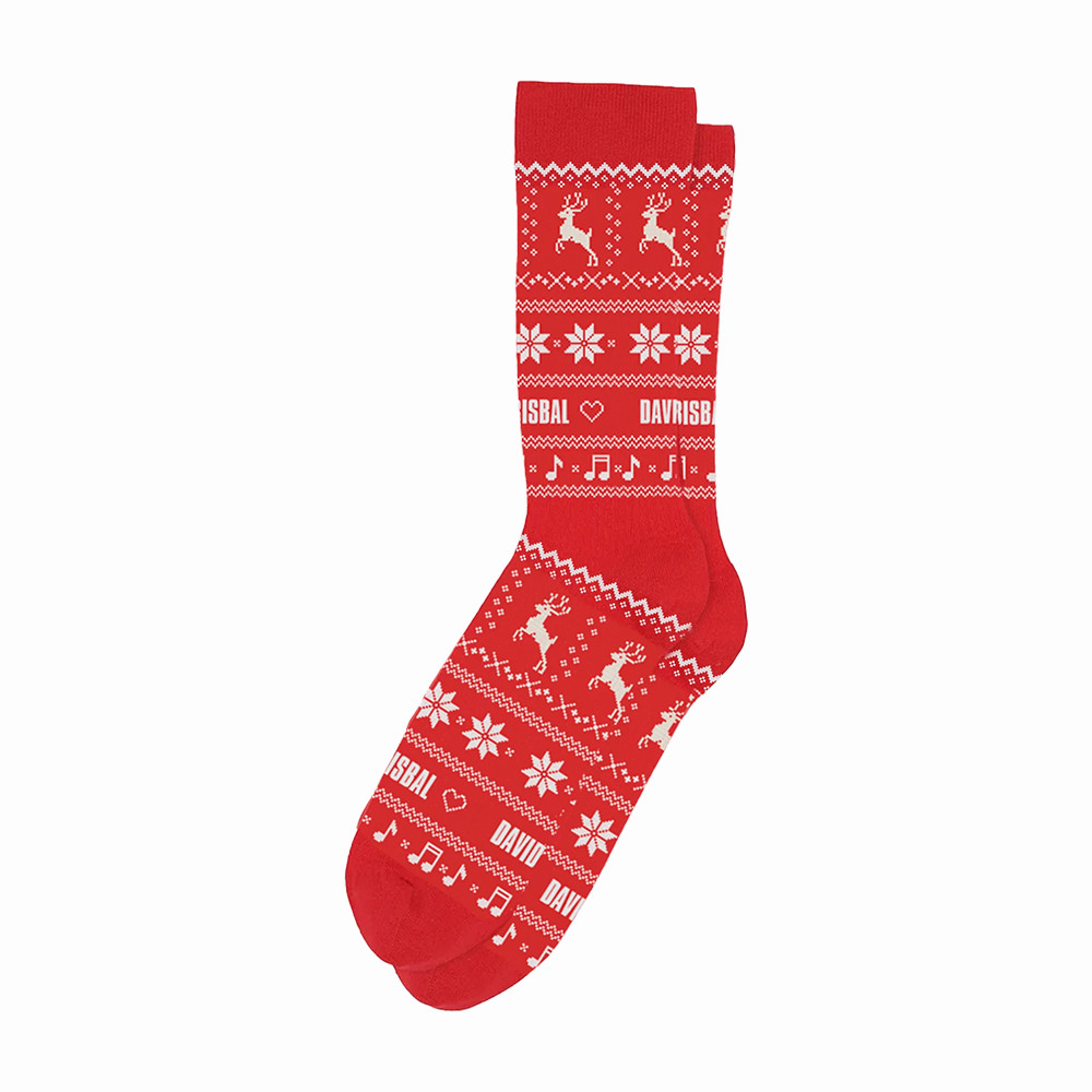 David Bisbal Christmas Socks Todo Es Posible En Navidad Merch Gift For Girlfriend