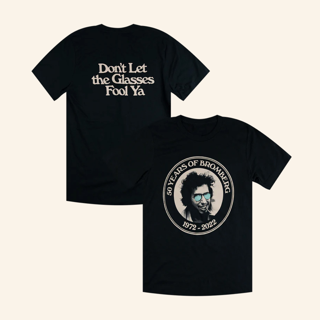 David Bromberg Merch 50 Years of Bromberg Black T-Shirt Gift Ideas For Dad David Bromberg Merch 50 Years of Bromberg Black T-Shirt Gift Ideas For Dad