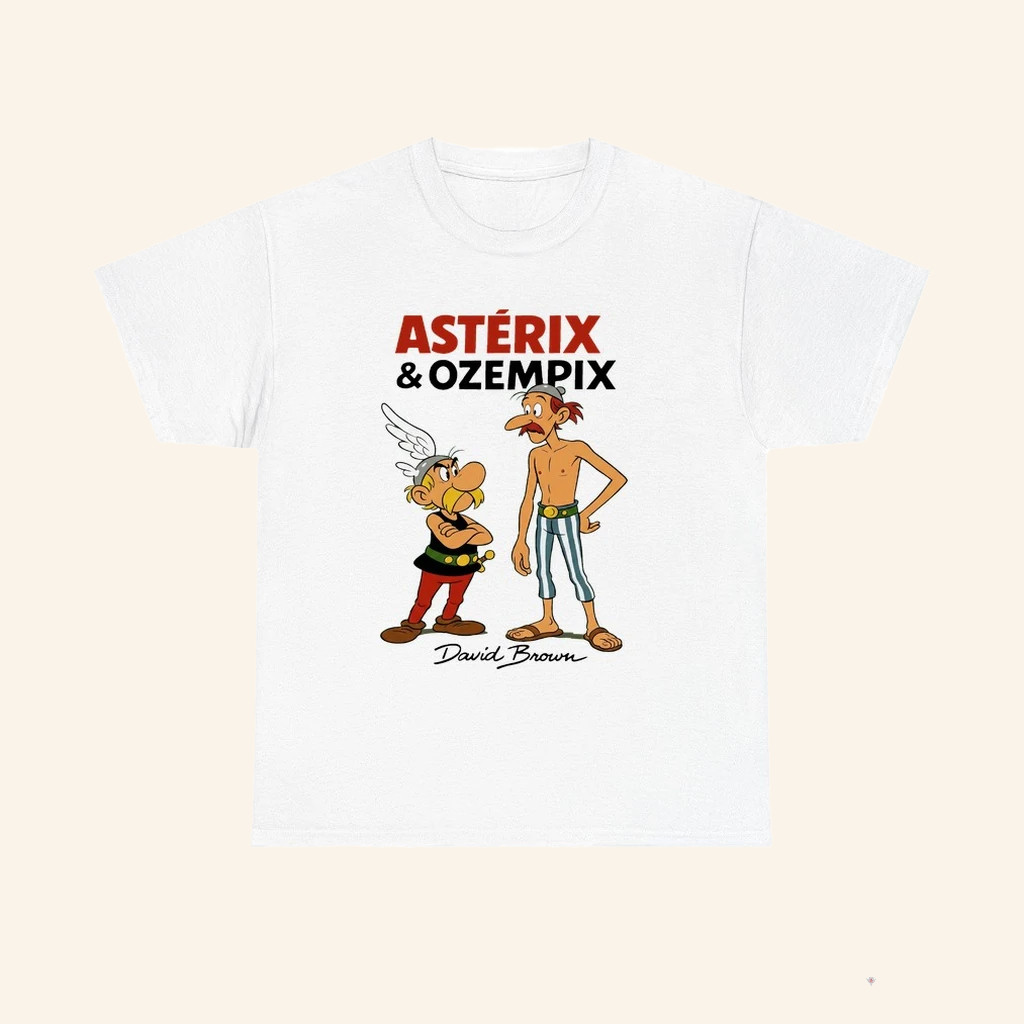 David Brown Asterix And Ozempic T-Shirt David Brown Merch Gifts For Friends