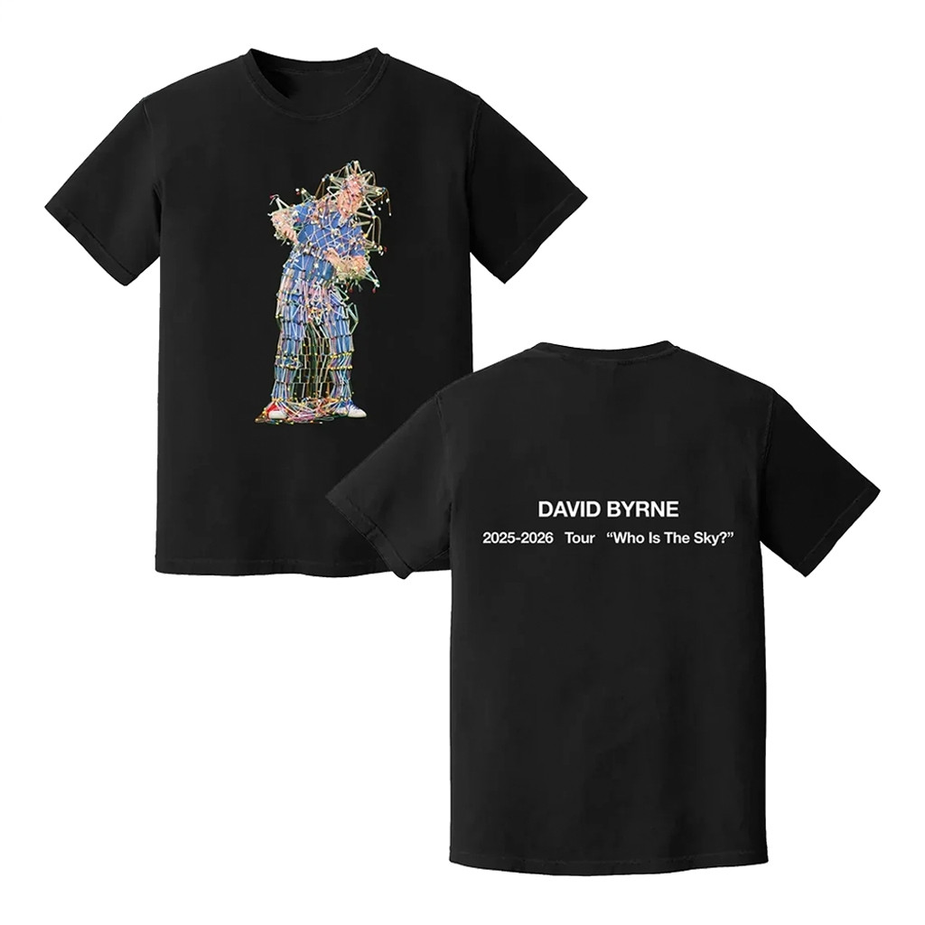 David Byrne Merch Who Is The Sky 2026 Tour Shirt Gift Ideas For Music Lovers