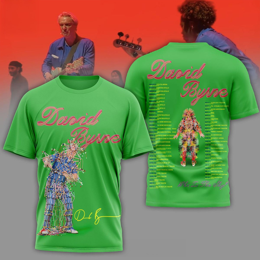 David Byrne Who Is The Sky T-Shirt David Byrne Merch Good Gift For Father David Byrne Who Is The Sky T-Shirt David Byrne Merch Good Gift For Father