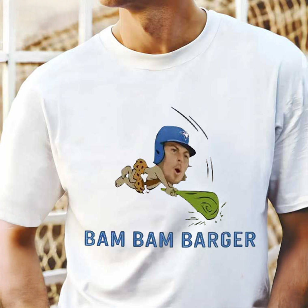 Davis Schneider Wearing Addison Barger Bam Bam Barger T-Shirt Christmas Gifts For Baseball Fans Davis Schneider Wearing Addison Barger Bam Bam Barger T-Shirt Christmas Gifts For Baseball Fans