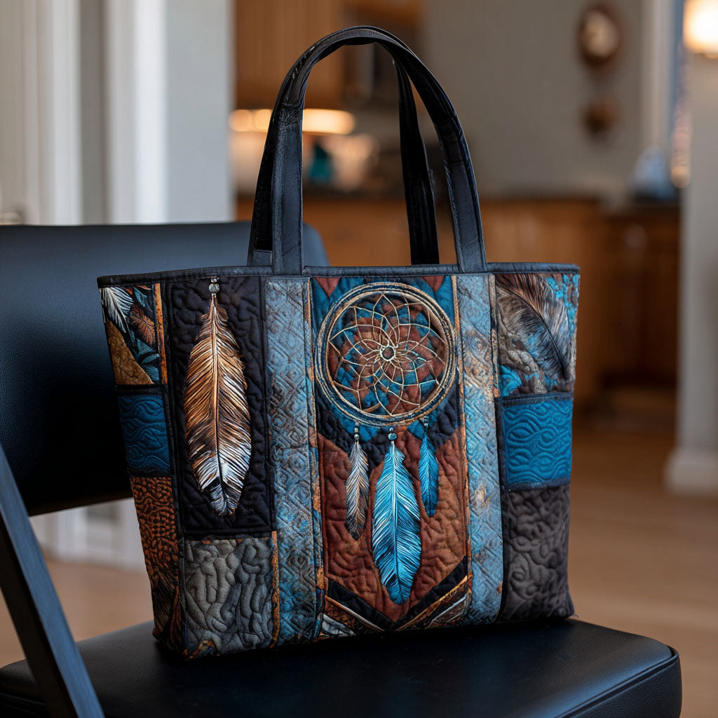 Dawn Whisper Quilted Tote Bag Native American Related Gifts