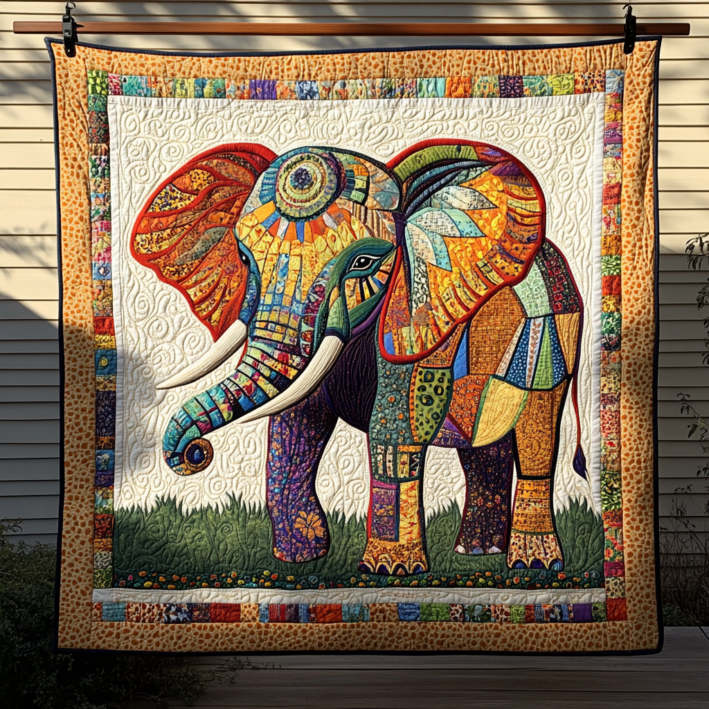 Dawn's Elephant Quilted Blanket Best White Elephant Gifts 2025
