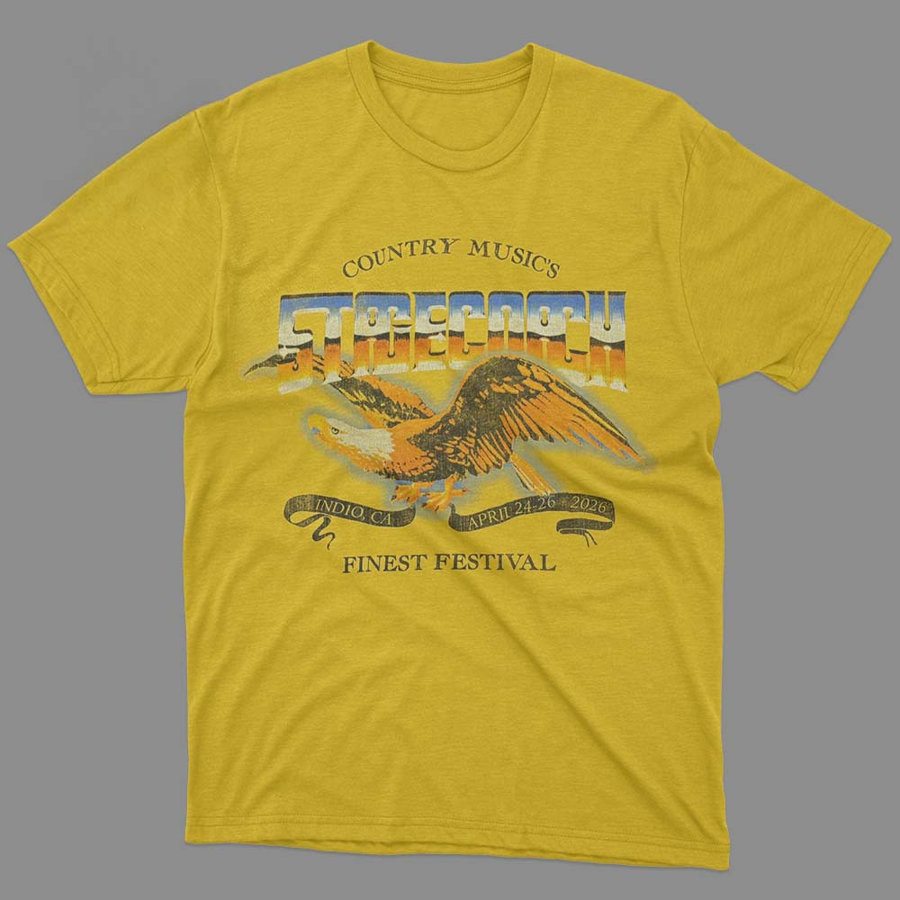 Daydreamer x Stagecoach Desert Chrome T-Shirt Stagecoach 2026 Music Festival Merch