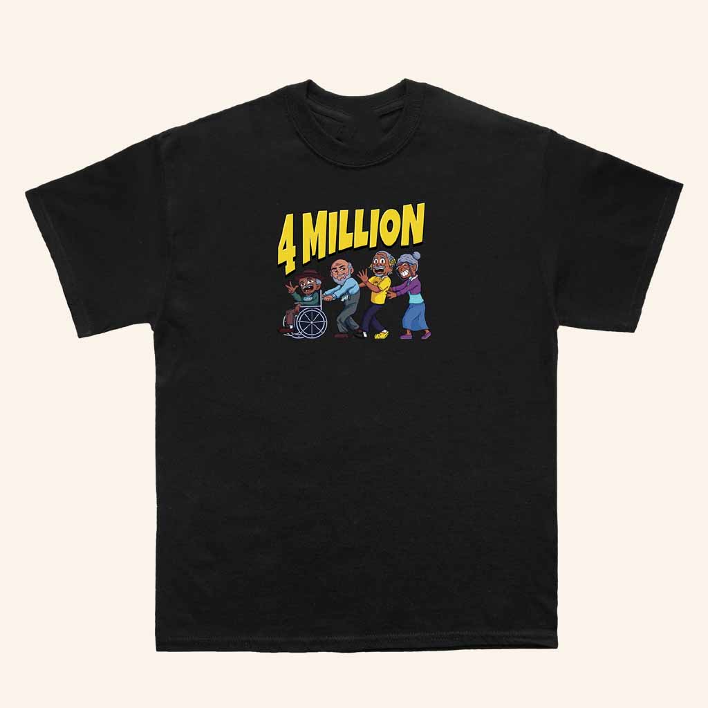 Daydrian Harding Merch 4 Million Subscribers Black Shirt Birthday Ideas For Him Daydrian Harding Merch 4 Million Subscribers Black Shirt Birthday Ideas For Him