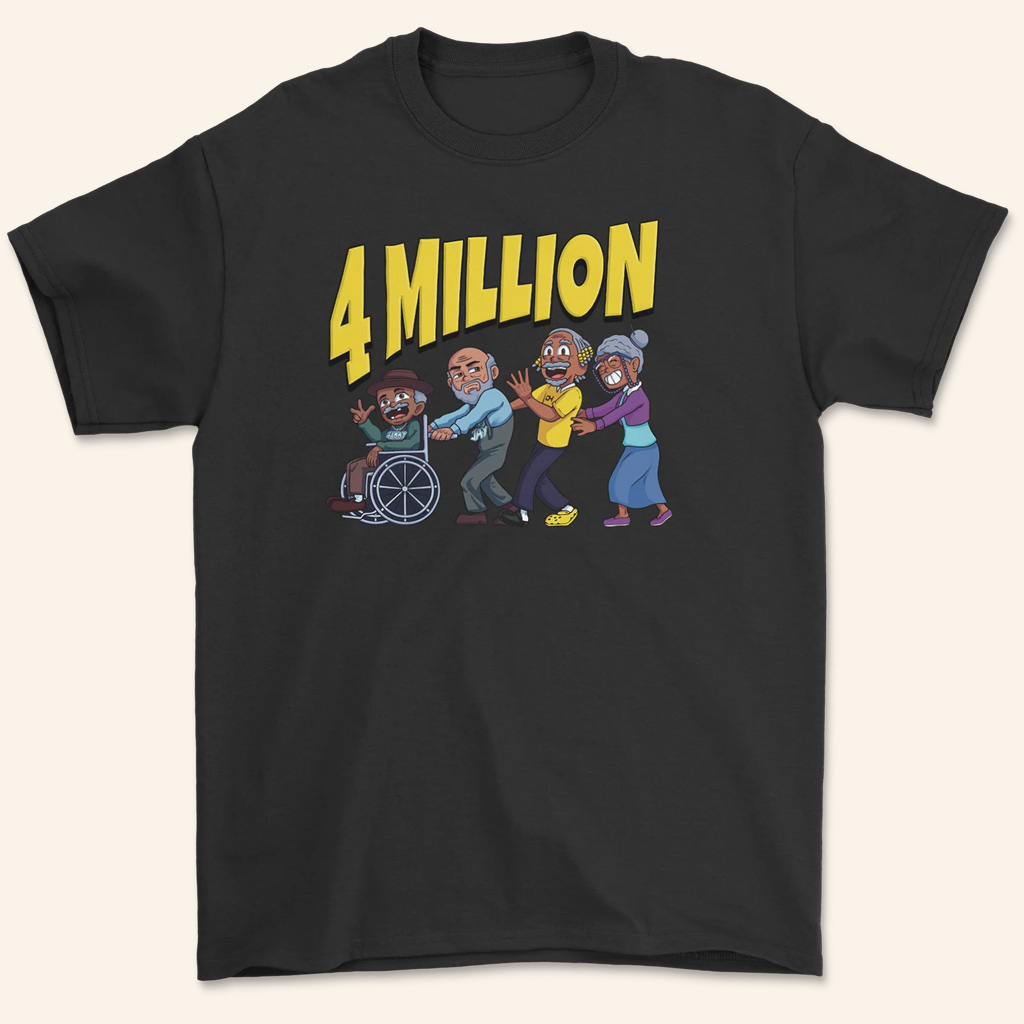 Daydrian Harding Merch 4 Million Subscribers Black T-Shirt Christmas Gifts For Husband Daydrian Harding Merch 4 Million Subscribers Black T-Shirt Christmas Gifts For Husband