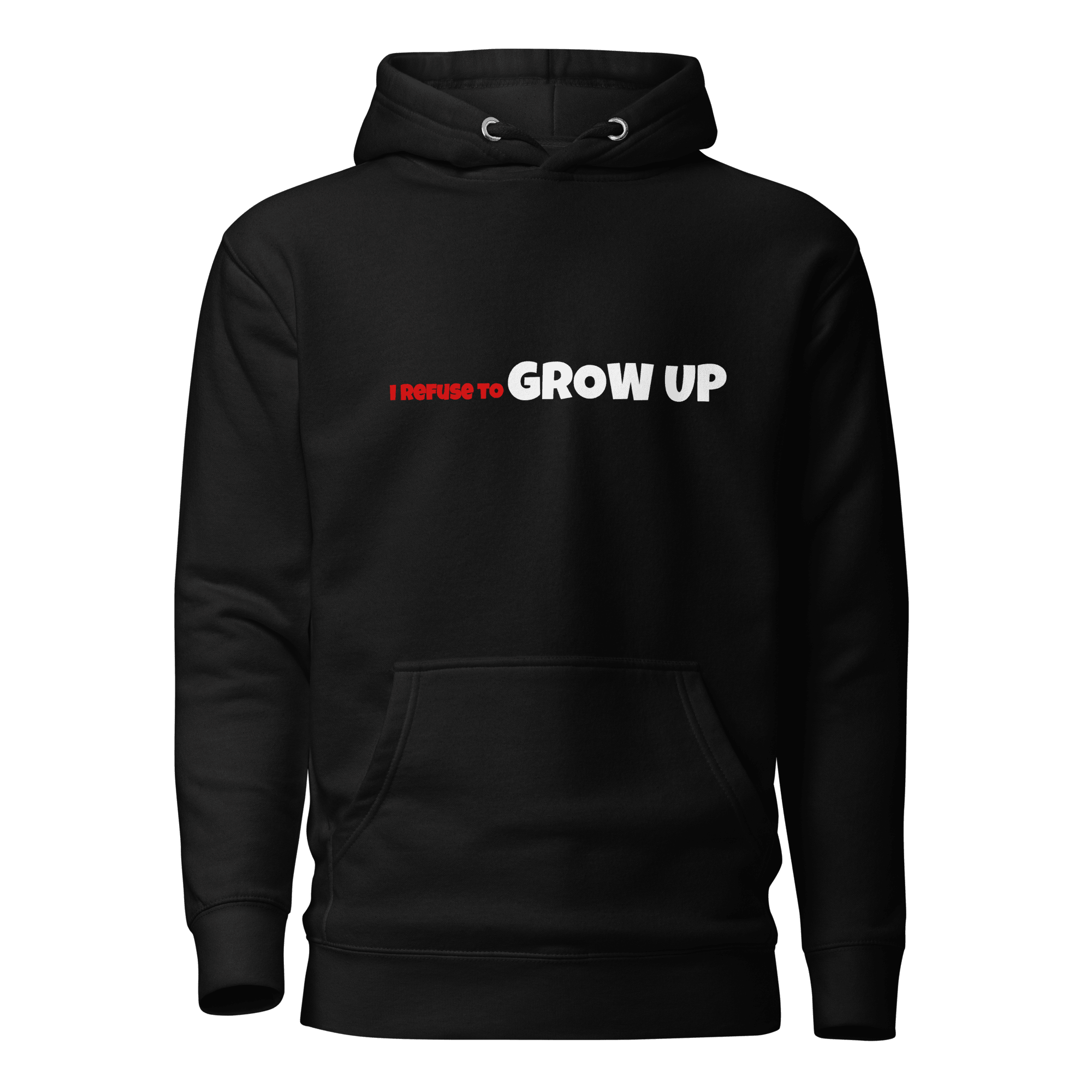 Daydrian Harding Merch I Refuse To Grow Up Black Hoodie Gifts For Son