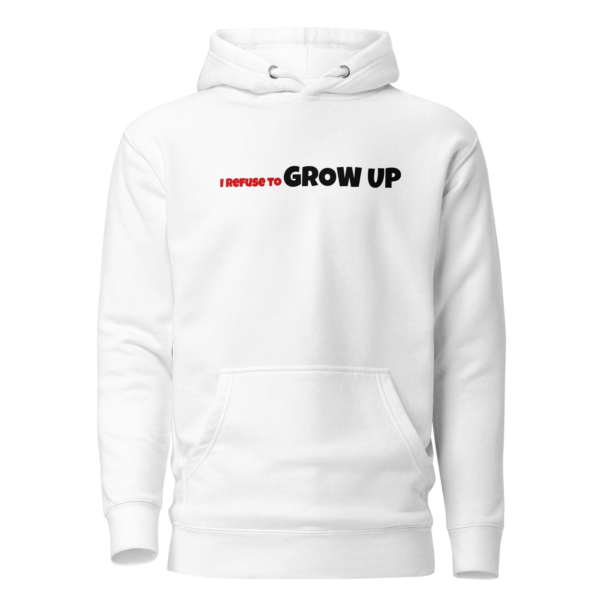 Daydrian Harding Merch I Refuse To Grow Up White Hoodie Gifts For Son Daydrian Harding Merch I Refuse To Grow Up White Hoodie Gifts For Son