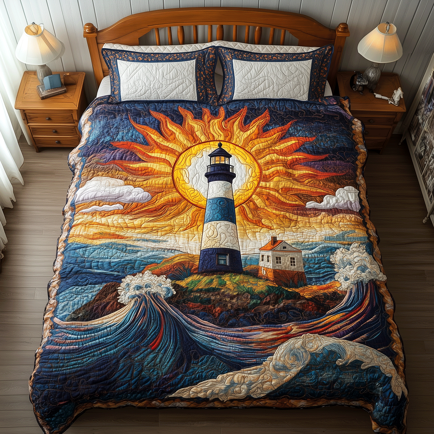 Daylight Watchtower Quilted Bedding Set Ultra-Soft Bedding Set for a Hotel-Like Experience