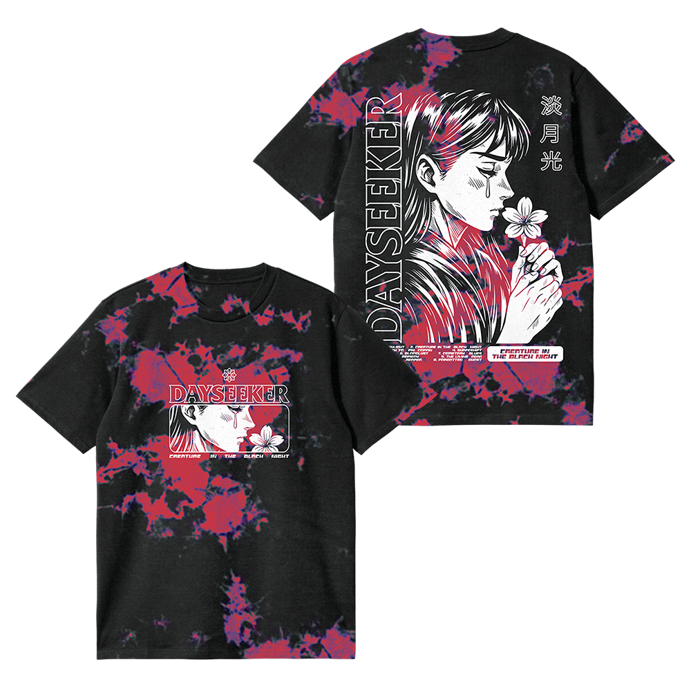 Dayseeker Merch Creature In The Black Night Anime T-Shirt Best Gifts For Music Fans