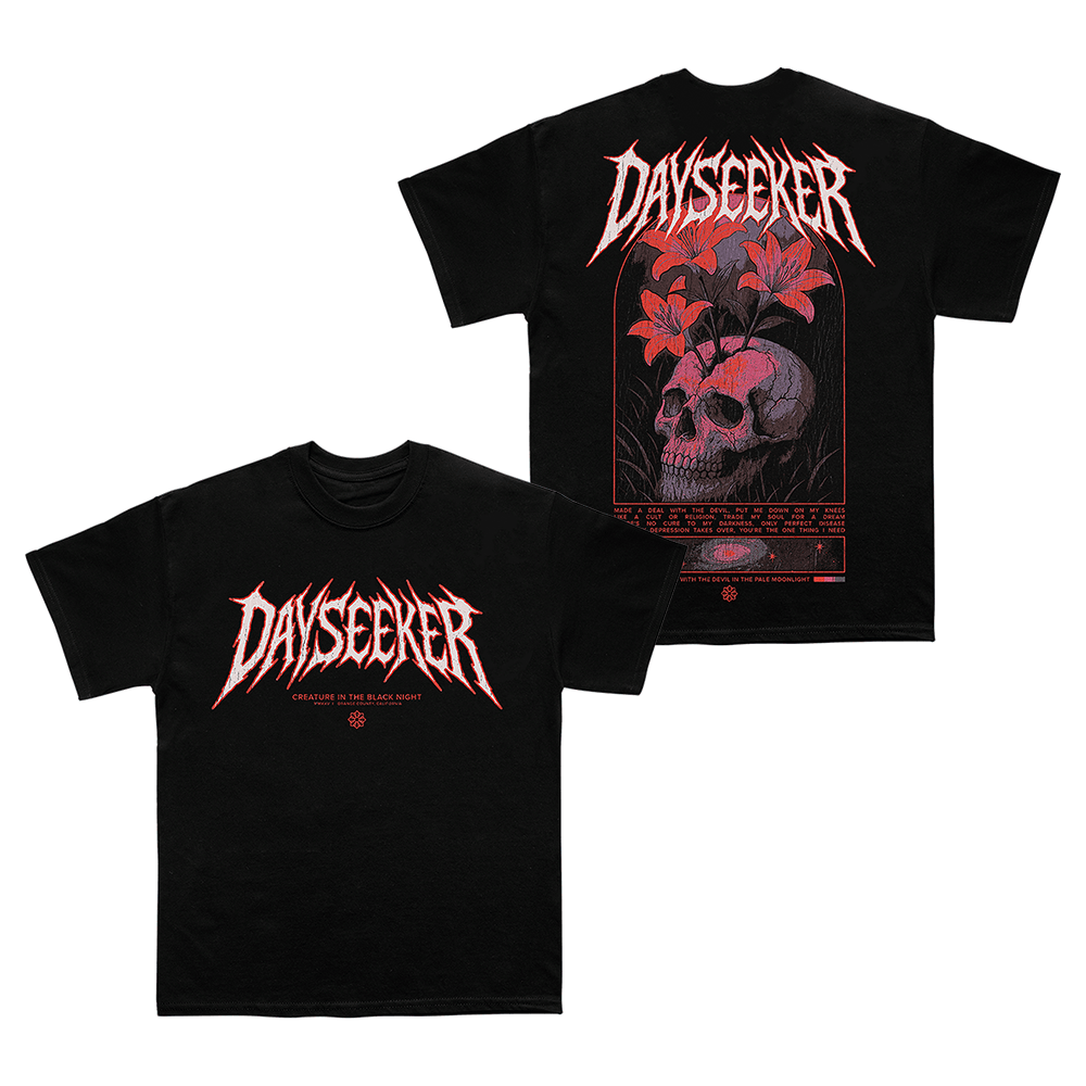 Dayseeker Merch Creature Metal Black T-Shirt Dayseeker Band Merch Gifts Ideas For Music Lovers