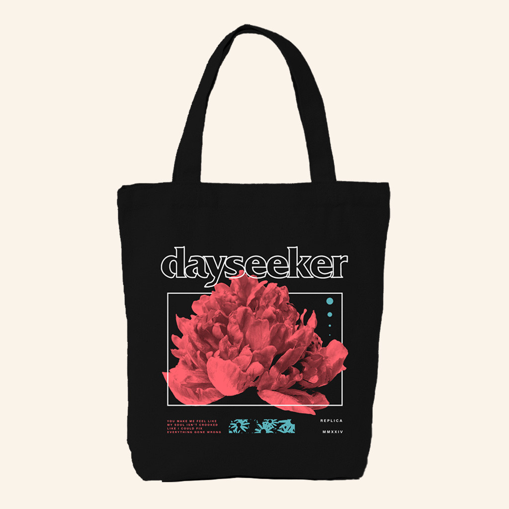 Dayseeker Merch Lotus Black Tote Bag Best Christmas Gifts For Wife Dayseeker Merch Lotus Black Tote Bag Best Christmas Gifts For Wife