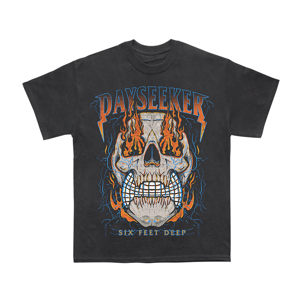 Dayseeker Merch Six Feet Deep T-Shirt Metal Skull Shirt Gifts For Band Lovers