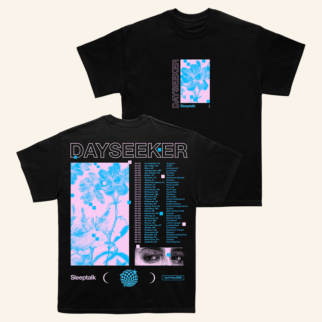 Dayseeker Merch Sleeptalk Headliner Tour T-Shirt Gift Ideas For Music Lovers Dayseeker Merch Sleeptalk Headliner Tour T-Shirt Gift Ideas For Music Lovers