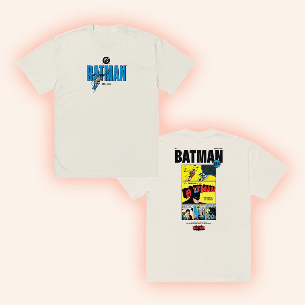 DC Merch Batman Est 1939 T-Shirt Friends Christmas Gift Ideas