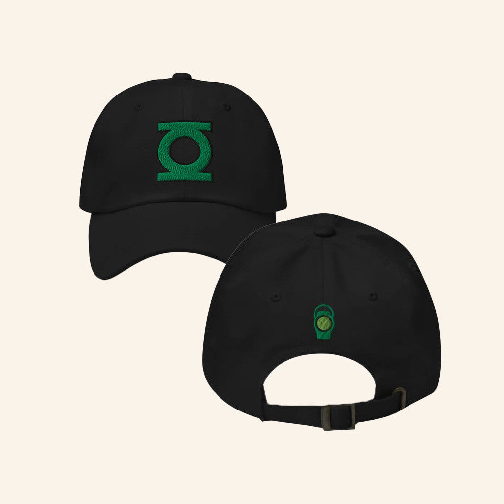 DC Merch Green Lantern Power Battery Embroidered Hat Gifts For Dudes DC Merch Green Lantern Power Battery Embroidered Hat Gifts For Dudes