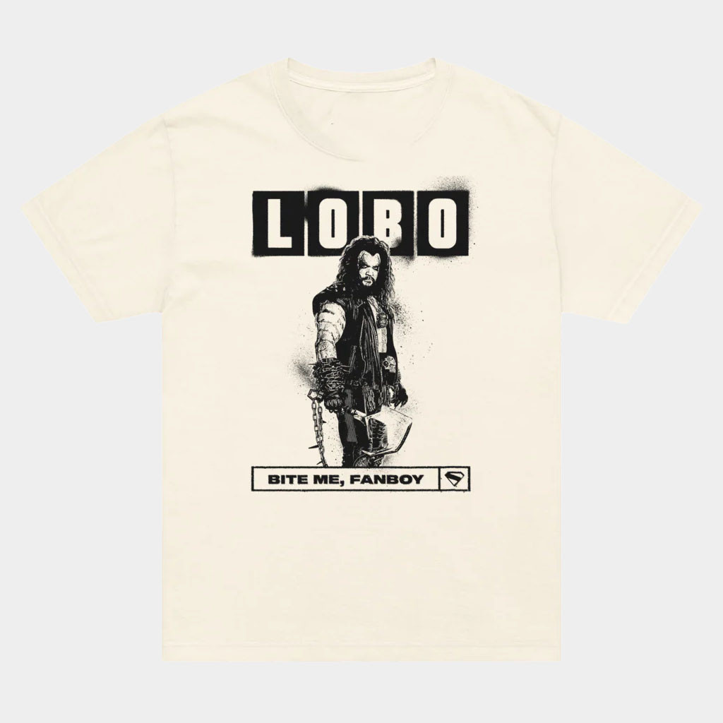 DC Merch Supergirl 2026 Movie Lobo T-Shirt Bite Me Fanboy Shirt Gifts For Brother
