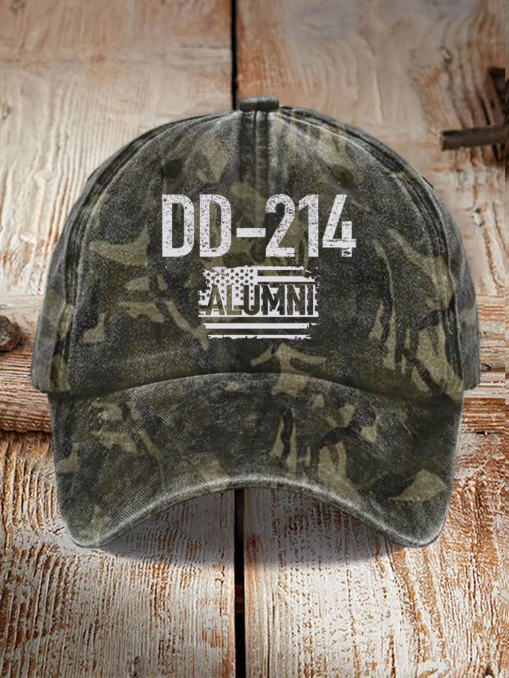 DD 214 Alumni Camo Hat DD 214 Baseball Cap Christmas Gifts For Veterans