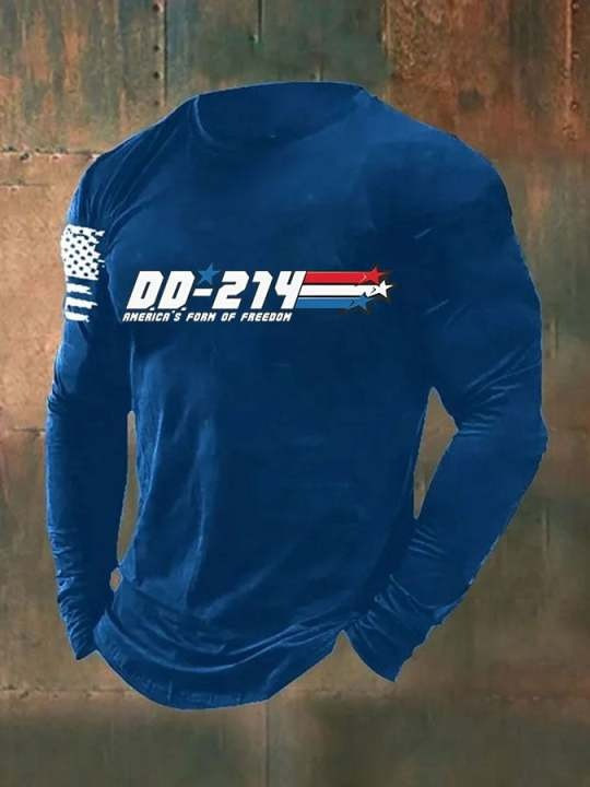 DD-214 Alumni Long Sleeve Shirt America's Form Of Freedom Best DD214 Veteran Shirt