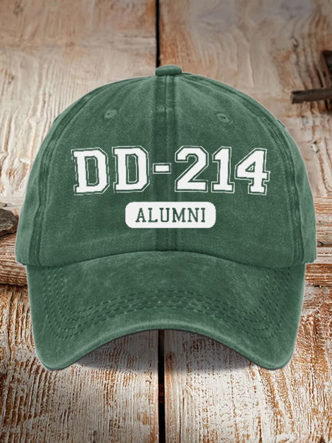 DD 214 Alumni Veteran Hat DD 214 Merch Baseball Cap Tribute Gifts For Him
