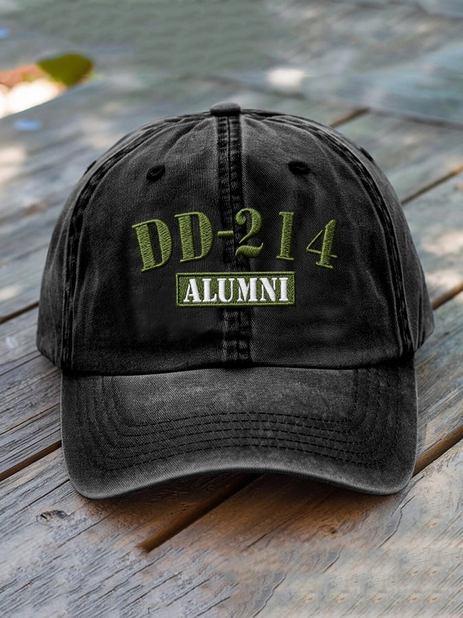 DD 214 Alumni Veteran Hat DD 214 Merch Patriotic Hat Best Gifts For Retired Veterans