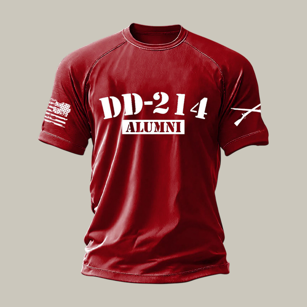 DD 214 Alumni Veteran T-Shirt Remember Everyone Deployed Merch Cool Gift For Patriots