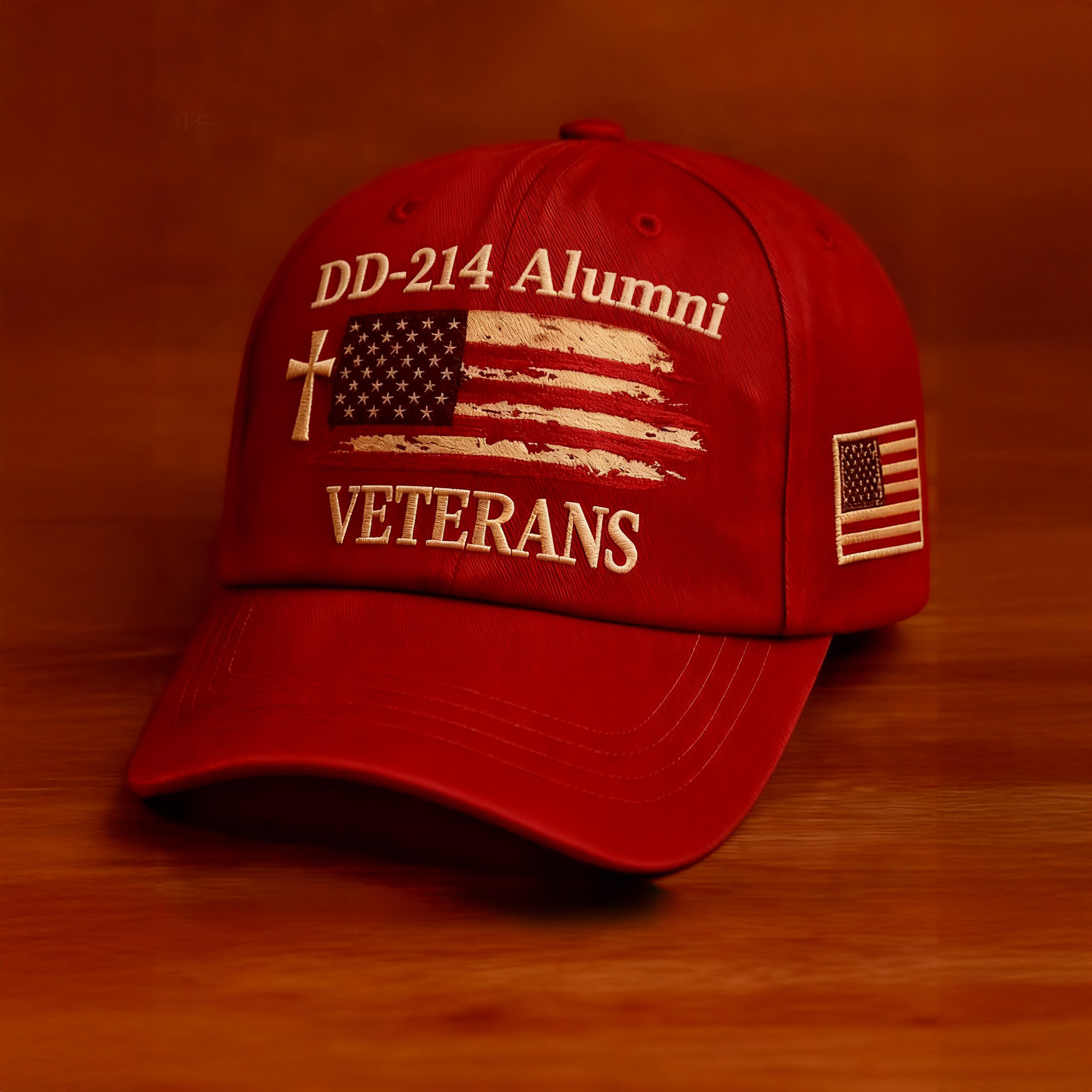 DD 214 Alumni Veterans Hat We Wear Red On Fridays Baseball Cap Gift For Supporters